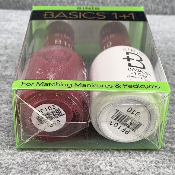 SNS Basics 1+1 Matching Gel and Nail Lacquer .5 oz Set B10 - Picture 5 of 5